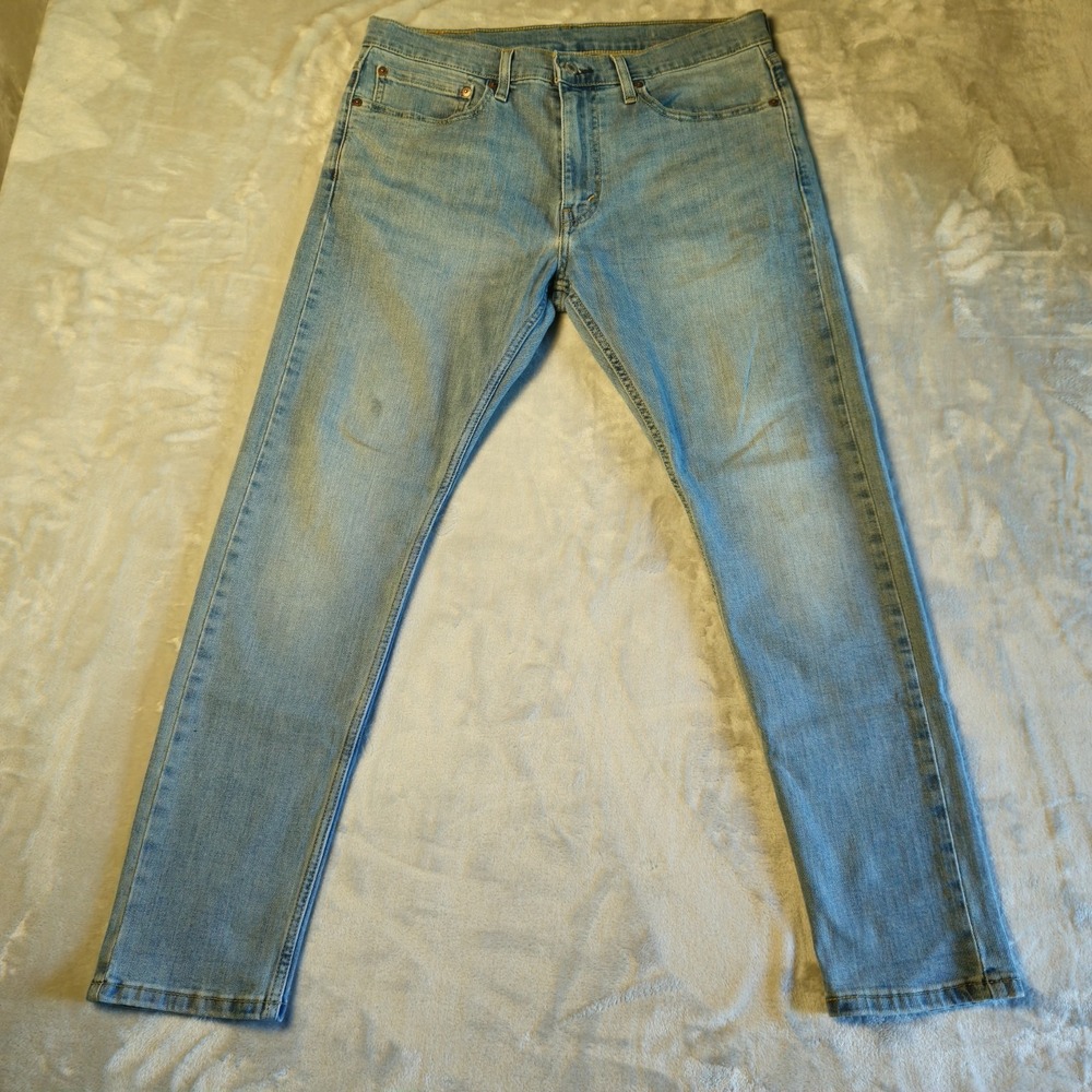 Levi's 512 Men's Jeans Slim Tapered Fit Blue Denim Size 34x30